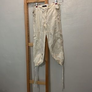 Miss Me Capri pants White/ cream pants Early 2000s y2k